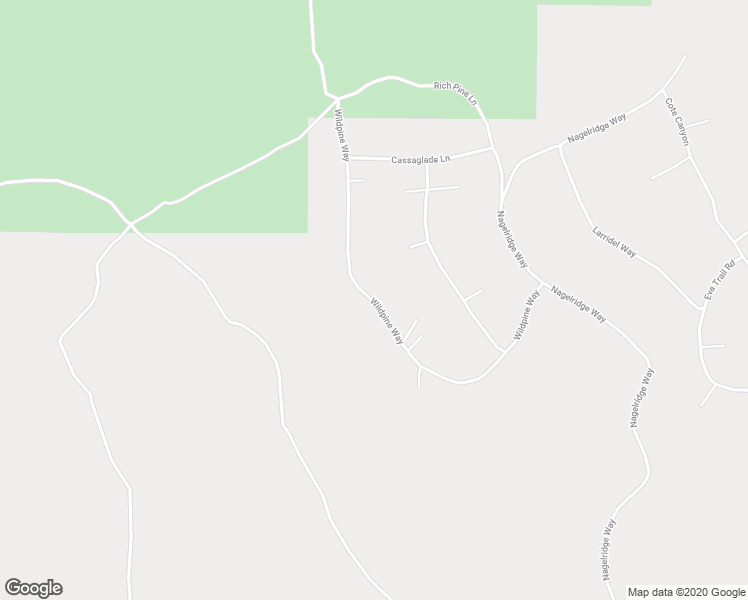 map of restaurants, bars, coffee shops, grocery stores, and more near Wildpine Way in Klamath County