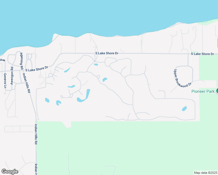 map of restaurants, bars, coffee shops, grocery stores, and more near 1044 Briarwood Drive in Fontana-on-Geneva Lake