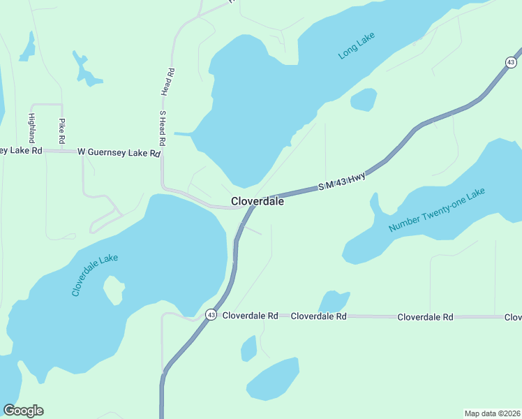 map of restaurants, bars, coffee shops, grocery stores, and more near 7689 Michigan 43 in Delton