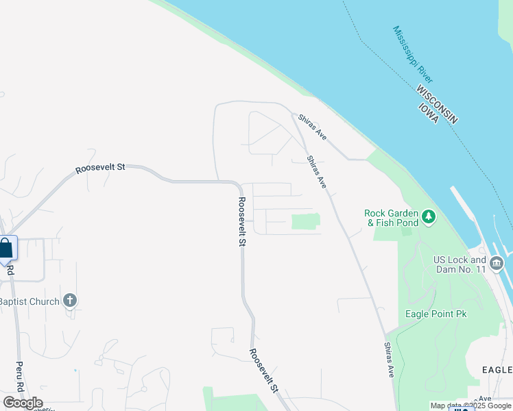 map of restaurants, bars, coffee shops, grocery stores, and more near 2035 Cobalt Court in Dubuque