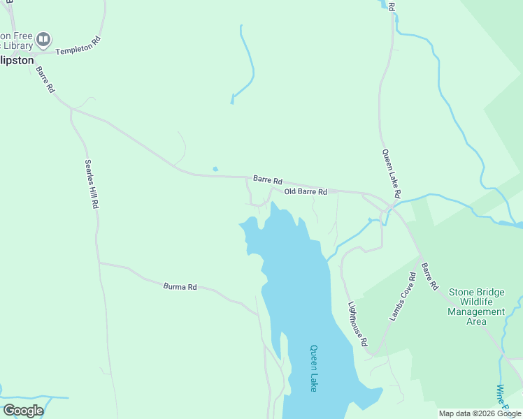 map of restaurants, bars, coffee shops, grocery stores, and more near 6 Austin Road in Phillipston