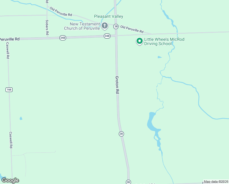 map of restaurants, bars, coffee shops, grocery stores, and more near 442 Groton Road in Freeville