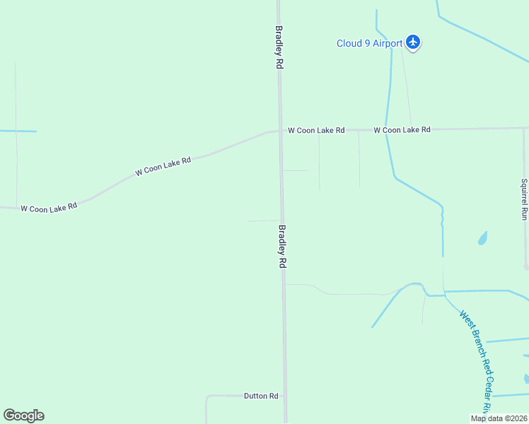map of restaurants, bars, coffee shops, grocery stores, and more near 3730 Bradley Road in Webberville