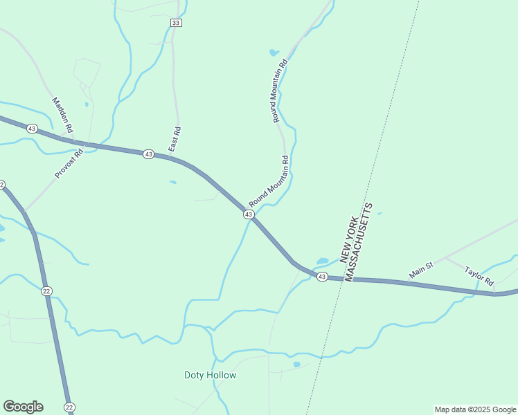 86 New York 43, Stephentown NY Walk Score