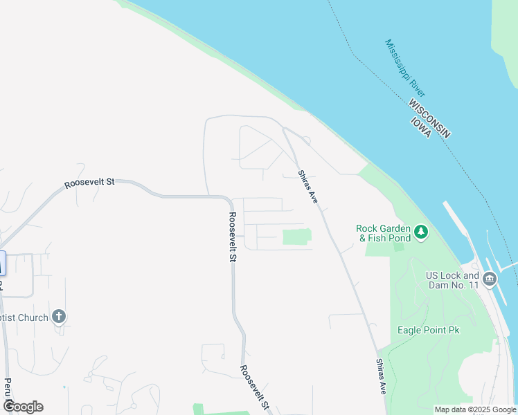 map of restaurants, bars, coffee shops, grocery stores, and more near 2035 Cobalt Court in Dubuque