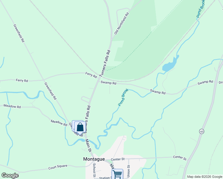 map of restaurants, bars, coffee shops, grocery stores, and more near in Montague