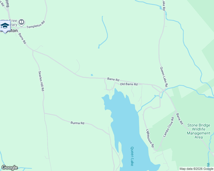 map of restaurants, bars, coffee shops, grocery stores, and more near 6 Austin Road in Phillipston