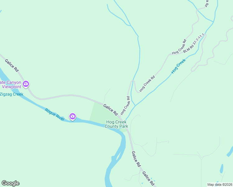 map of restaurants, bars, coffee shops, grocery stores, and more near 4866 Galice Road in Merlin