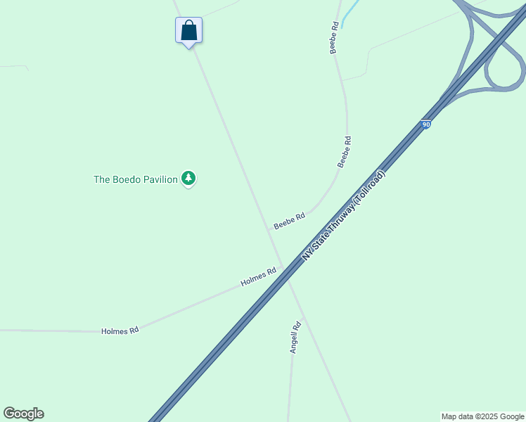 map of restaurants, bars, coffee shops, grocery stores, and more near 12369 Allegany Road in Silver Creek