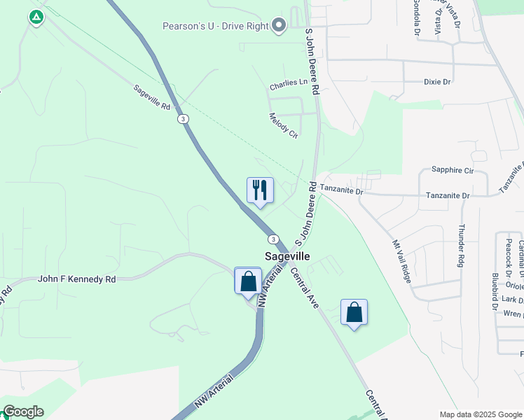 map of restaurants, bars, coffee shops, grocery stores, and more near 16945 Rooster Lane in Dubuque
