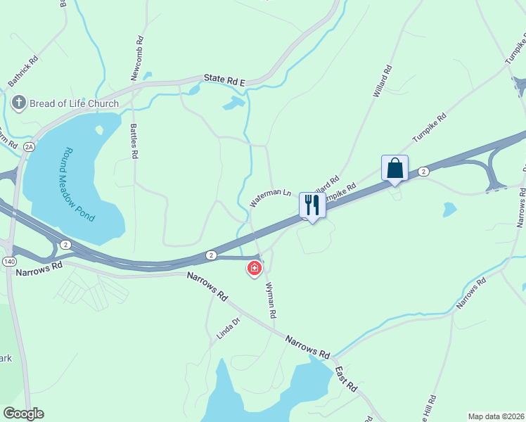 map of restaurants, bars, coffee shops, grocery stores, and more near 1 Waterman Lane in Westminster