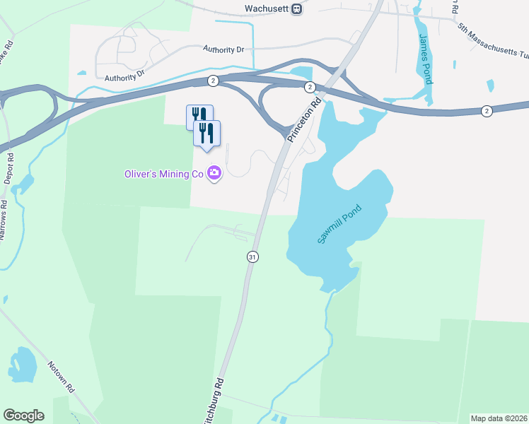 map of restaurants, bars, coffee shops, grocery stores, and more near 798-828 Fitchburg Road in Fitchburg