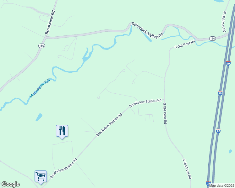 map of restaurants, bars, coffee shops, grocery stores, and more near 4 Farm View Drive in Castleton-on-Hudson