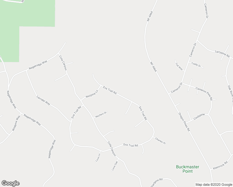 map of restaurants, bars, coffee shops, grocery stores, and more near Eva Trail Road in Chiloquin