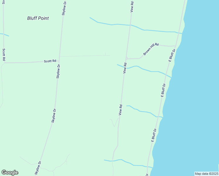 map of restaurants, bars, coffee shops, grocery stores, and more near 4532 Vine Road in Penn Yan