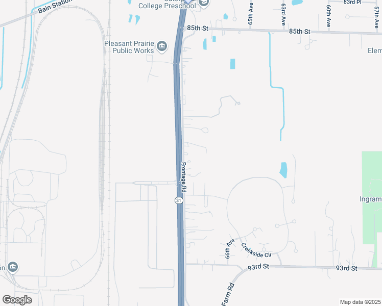 map of restaurants, bars, coffee shops, grocery stores, and more near 8915 Old Green Bay Road in Pleasant Prairie