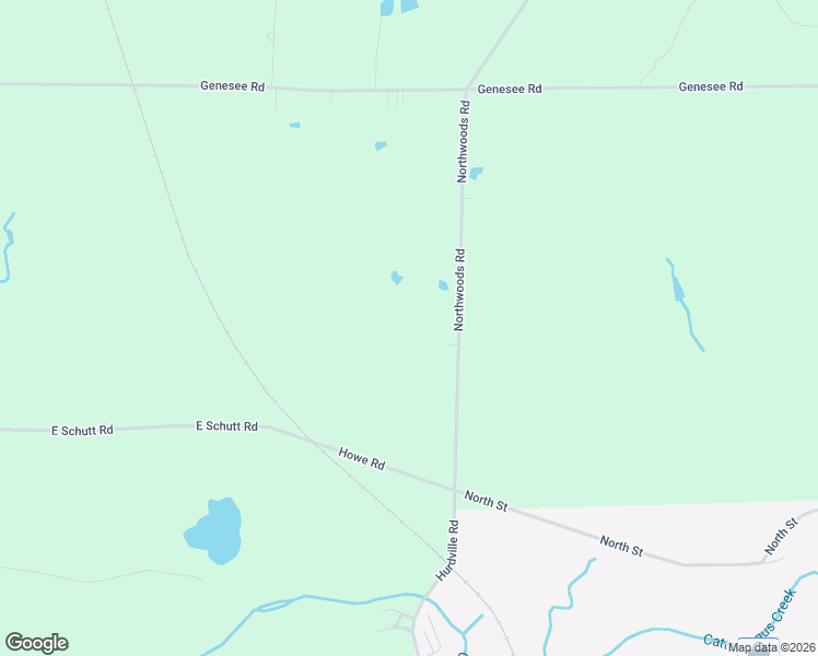 map of restaurants, bars, coffee shops, grocery stores, and more near 7394 Northwoods Road in Arcade