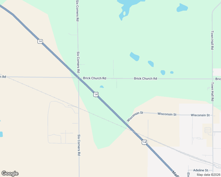 map of restaurants, bars, coffee shops, grocery stores, and more near N1473 Ryer Court in Walworth