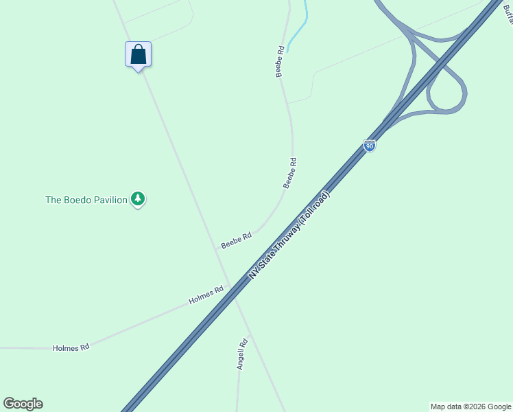 map of restaurants, bars, coffee shops, grocery stores, and more near 12431 Beebe Road in Silver Creek