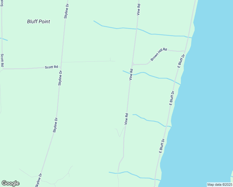 map of restaurants, bars, coffee shops, grocery stores, and more near 4532 Vine Road in Penn Yan