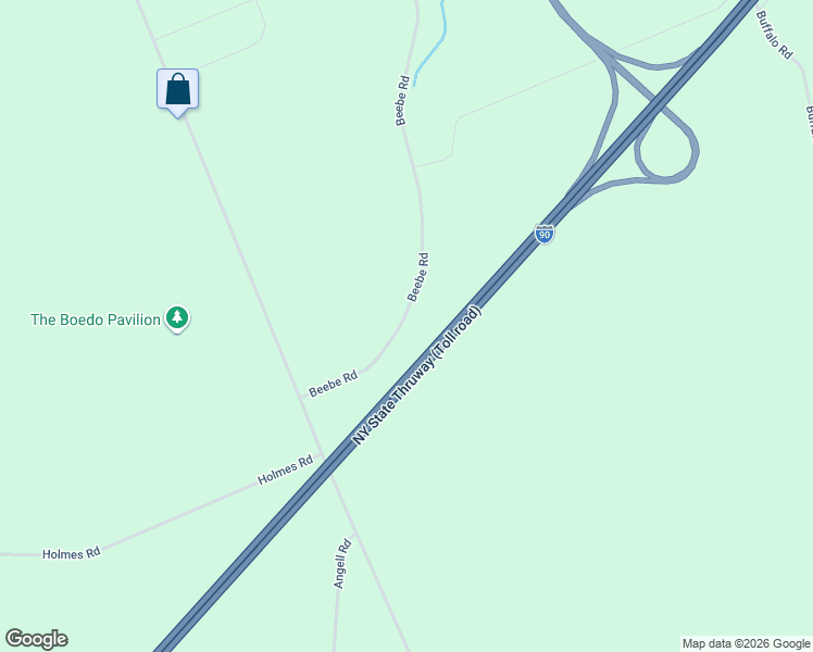 map of restaurants, bars, coffee shops, grocery stores, and more near 12431 Beebe Road in Silver Creek