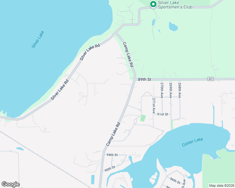 map of restaurants, bars, coffee shops, grocery stores, and more near 9016 Camp Lake Road in Salem