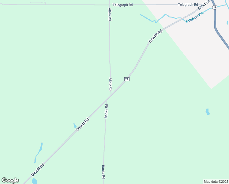 map of restaurants, bars, coffee shops, grocery stores, and more near 7500 Dewitt Road in Bliss