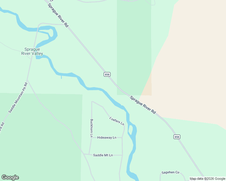 map of restaurants, bars, coffee shops, grocery stores, and more near 14914 Sprague River Road in Chiloquin