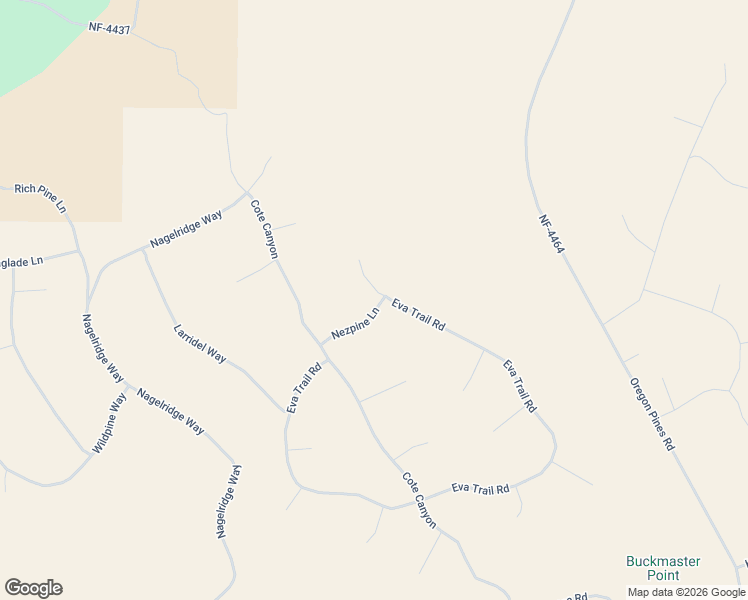 map of restaurants, bars, coffee shops, grocery stores, and more near Nezpine Lane in Chiloquin