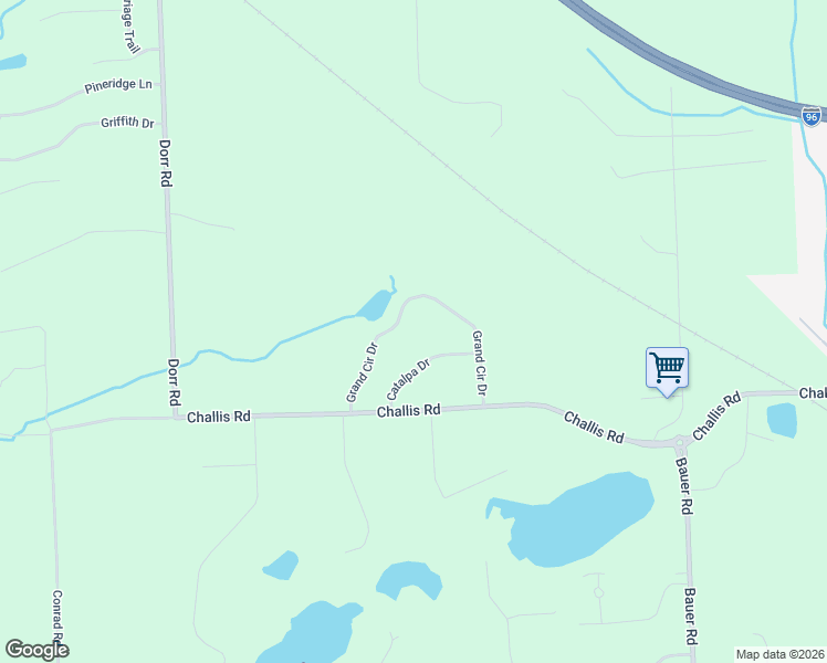 map of restaurants, bars, coffee shops, grocery stores, and more near 6480 Grand Circle Drive in Brighton