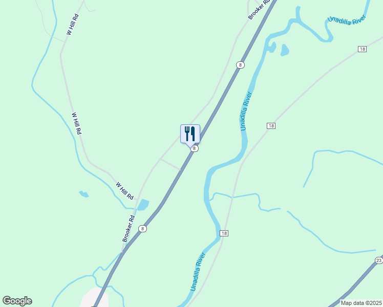 map of restaurants, bars, coffee shops, grocery stores, and more near 3519 Highway 8 in South New Berlin