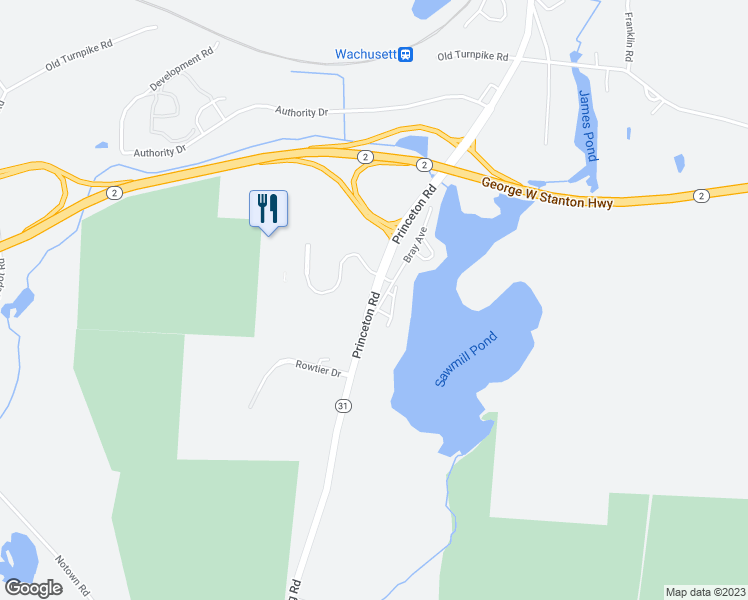 map of restaurants, bars, coffee shops, grocery stores, and more near 829 Princeton Road in Fitchburg