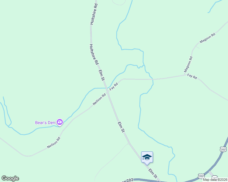 map of restaurants, bars, coffee shops, grocery stores, and more near 2 Fay Road in New Salem