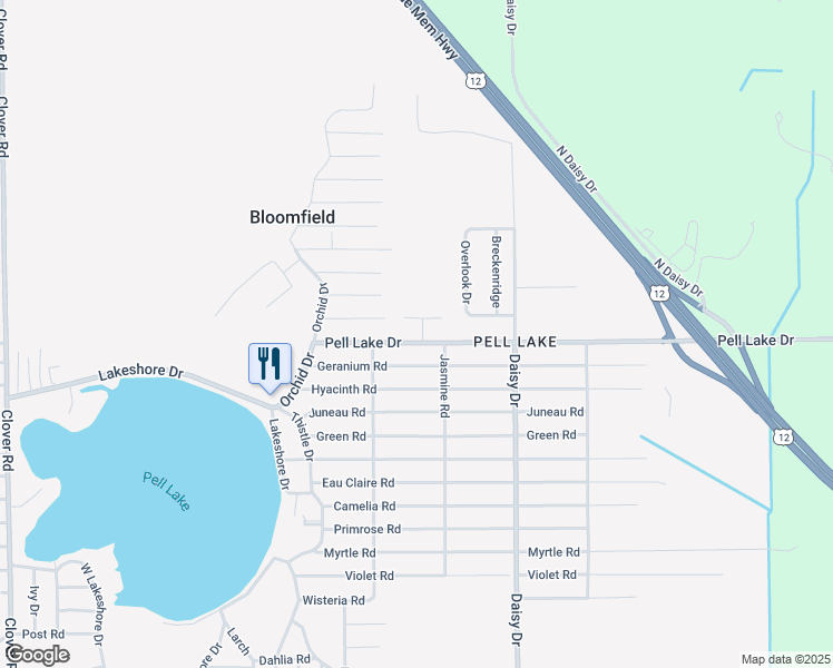 W978 Pell Lake Drive, Bloomfield WI Walk Score