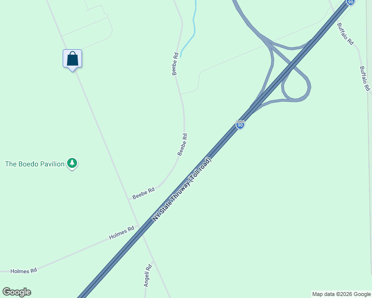 map of restaurants, bars, coffee shops, grocery stores, and more near 12438 Beebe Road in Silver Creek