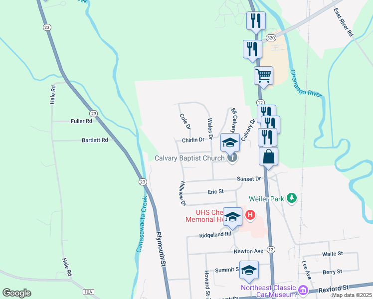 map of restaurants, bars, coffee shops, grocery stores, and more near 8 Gerald Street in Norwich