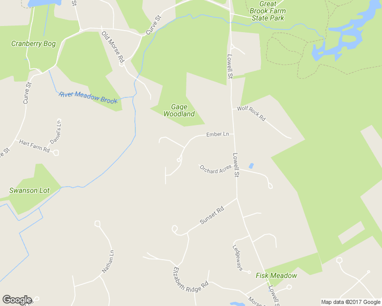 map of restaurants, bars, coffee shops, grocery stores, and more near 123 Ember Lane in Carlisle