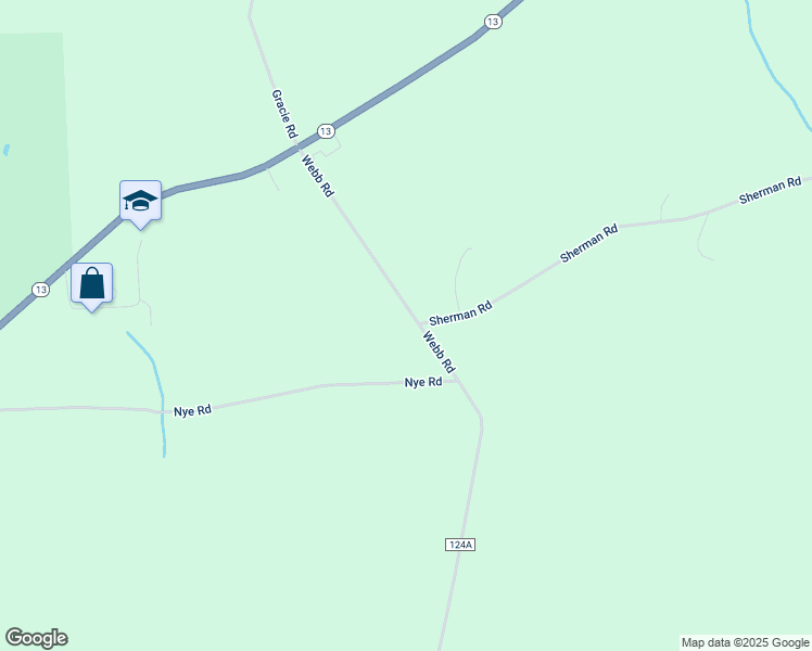 map of restaurants, bars, coffee shops, grocery stores, and more near 2849 Webb Rd in Cortland
