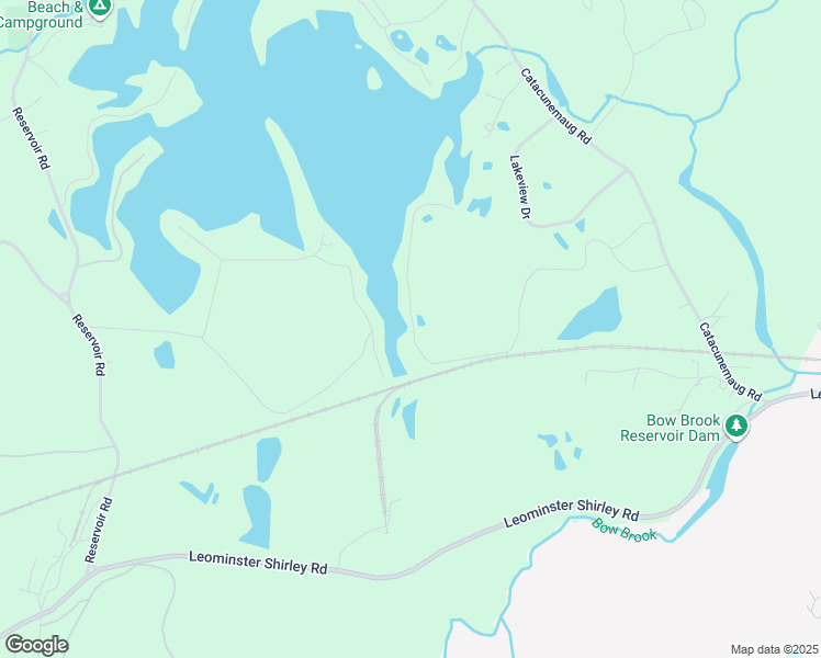 map of restaurants, bars, coffee shops, grocery stores, and more near 215 Fire Road 16 in Lunenburg