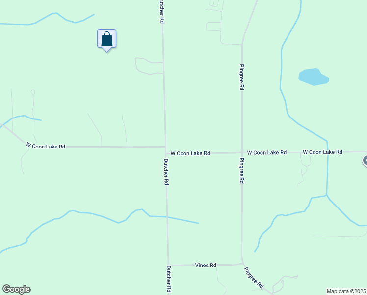 map of restaurants, bars, coffee shops, grocery stores, and more near 5956 West Coon Lake Road in Howell