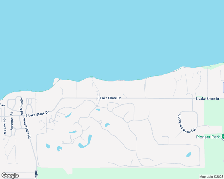 map of restaurants, bars, coffee shops, grocery stores, and more near 892 South Lake Shore Drive in Lake Geneva