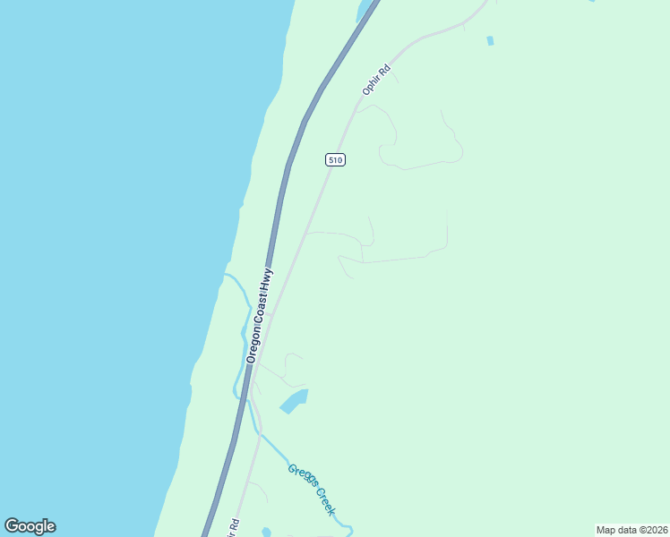 map of restaurants, bars, coffee shops, grocery stores, and more near 34532 Mutts Way in Gold Beach