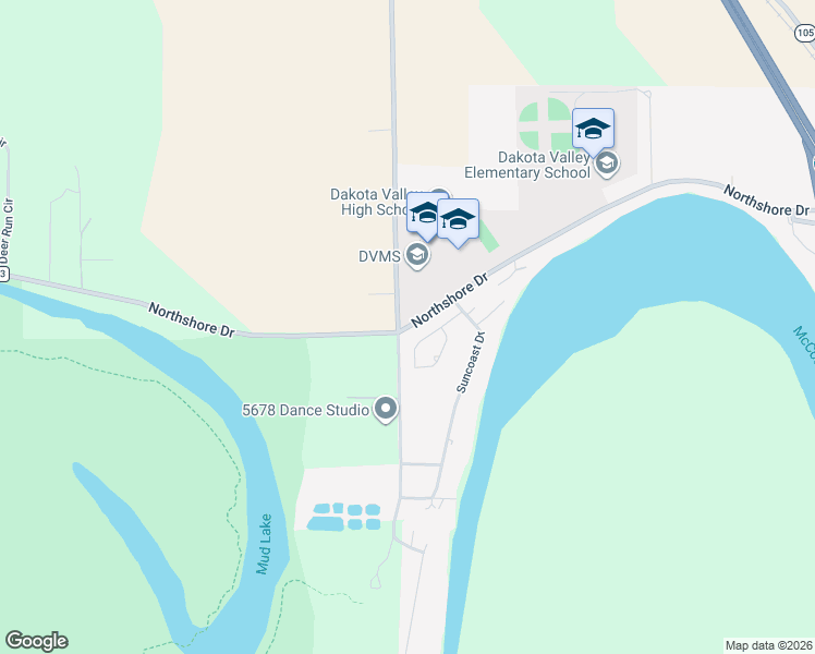 map of restaurants, bars, coffee shops, grocery stores, and more near N Westshore Dr in Jefferson