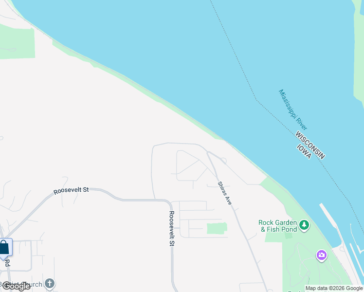 map of restaurants, bars, coffee shops, grocery stores, and more near 2129 Orchard Drive in Dubuque