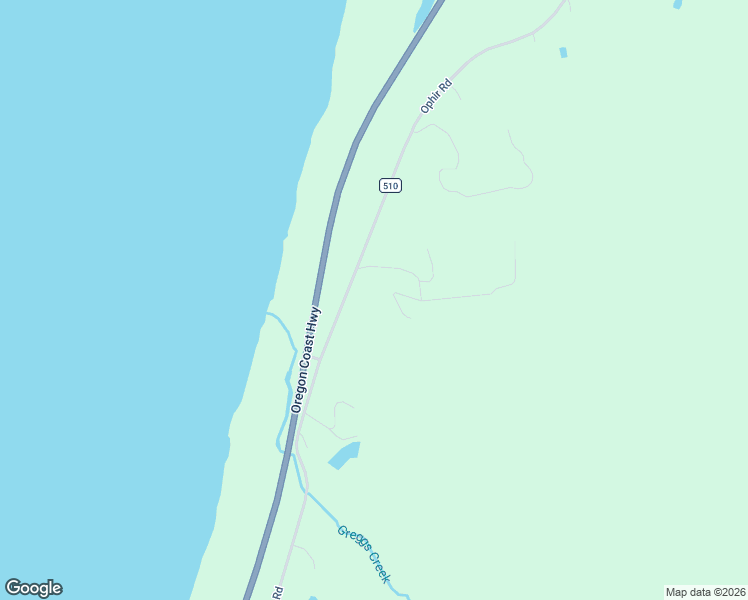 map of restaurants, bars, coffee shops, grocery stores, and more near 34532 Mutts Way in Gold Beach