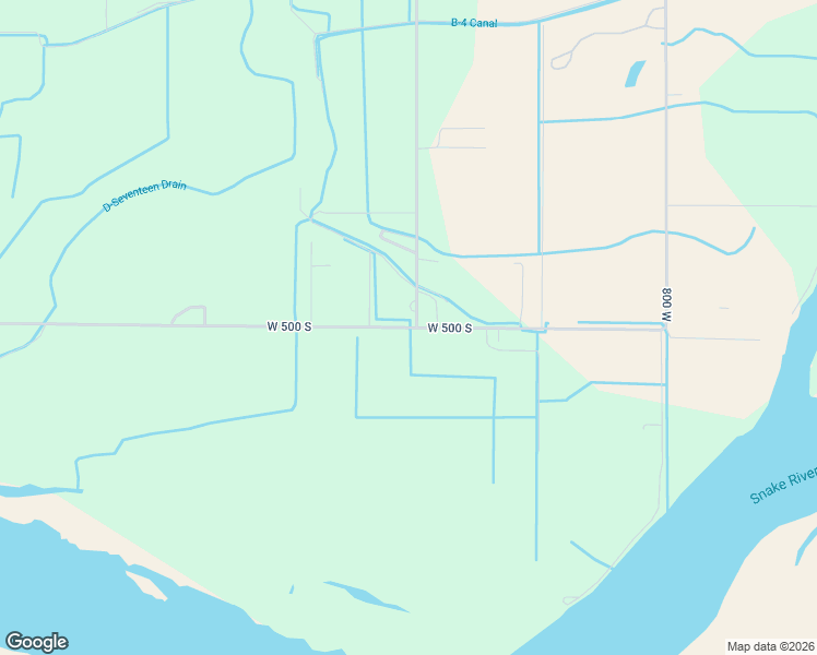 map of restaurants, bars, coffee shops, grocery stores, and more near 853 West 300 South in Heyburn
