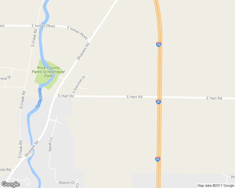 map of restaurants, bars, coffee shops, grocery stores, and more near 3117 East Hart Road in Beloit