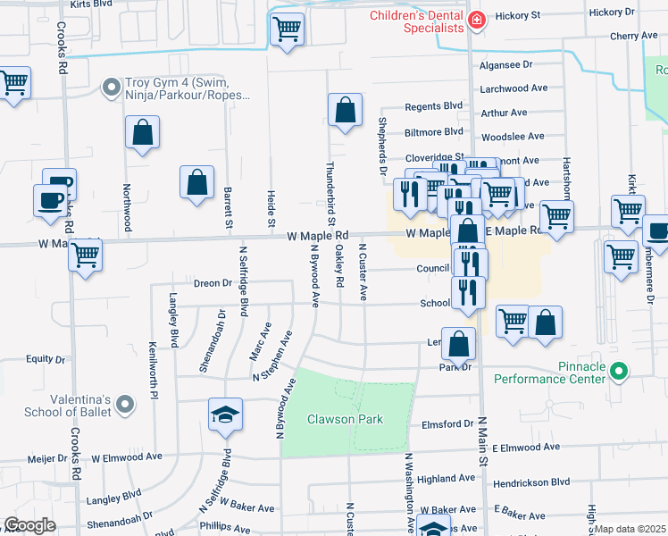 1509 Oakley Road, Clawson MI Walk Score
