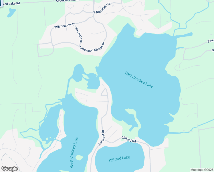 map of restaurants, bars, coffee shops, grocery stores, and more near 3683 Highcrest Drive in Brighton