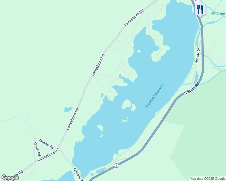 map of restaurants, bars, coffee shops, grocery stores, and more near 105 Willow Cove Rd in Cheshire